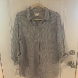 Nautical blue/white tunic